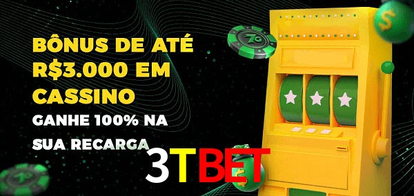 3TBET melhor bônus de depósito